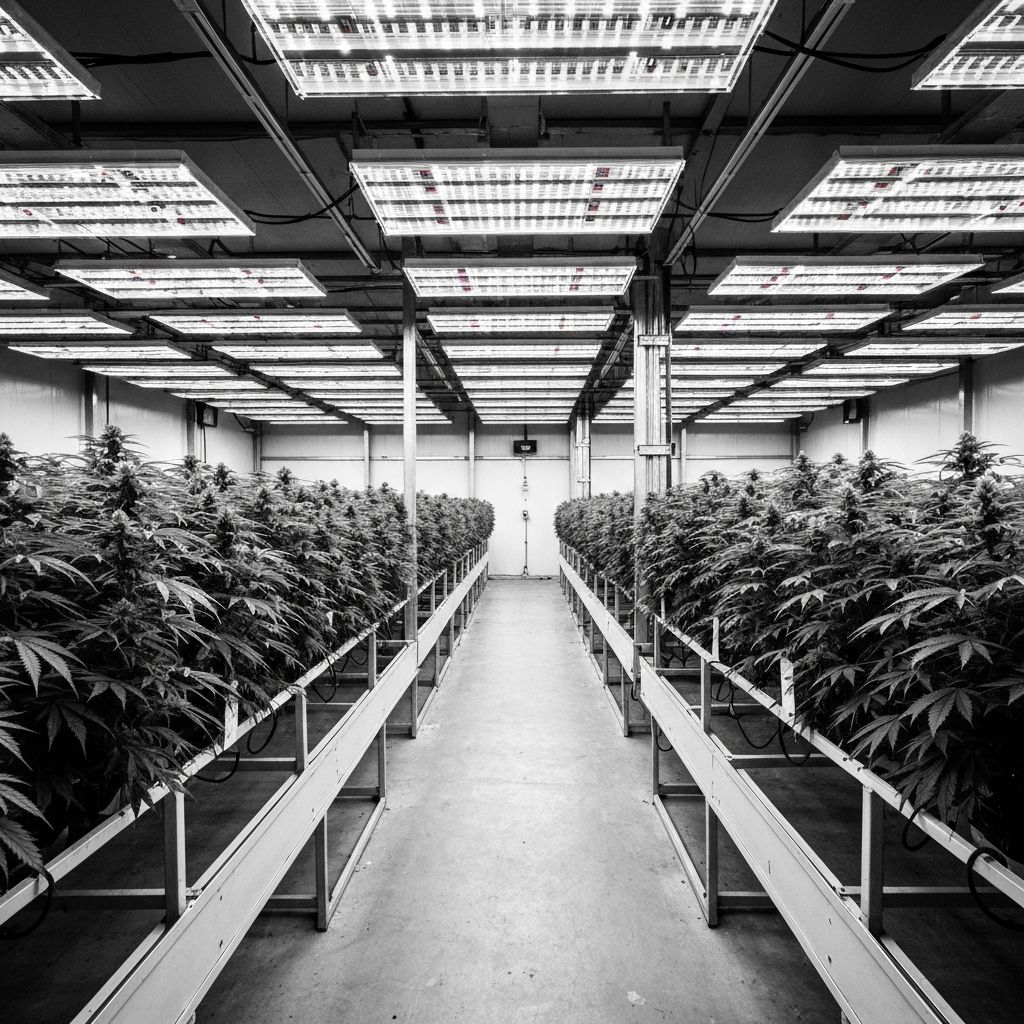 Polaris MMJ facility aisle